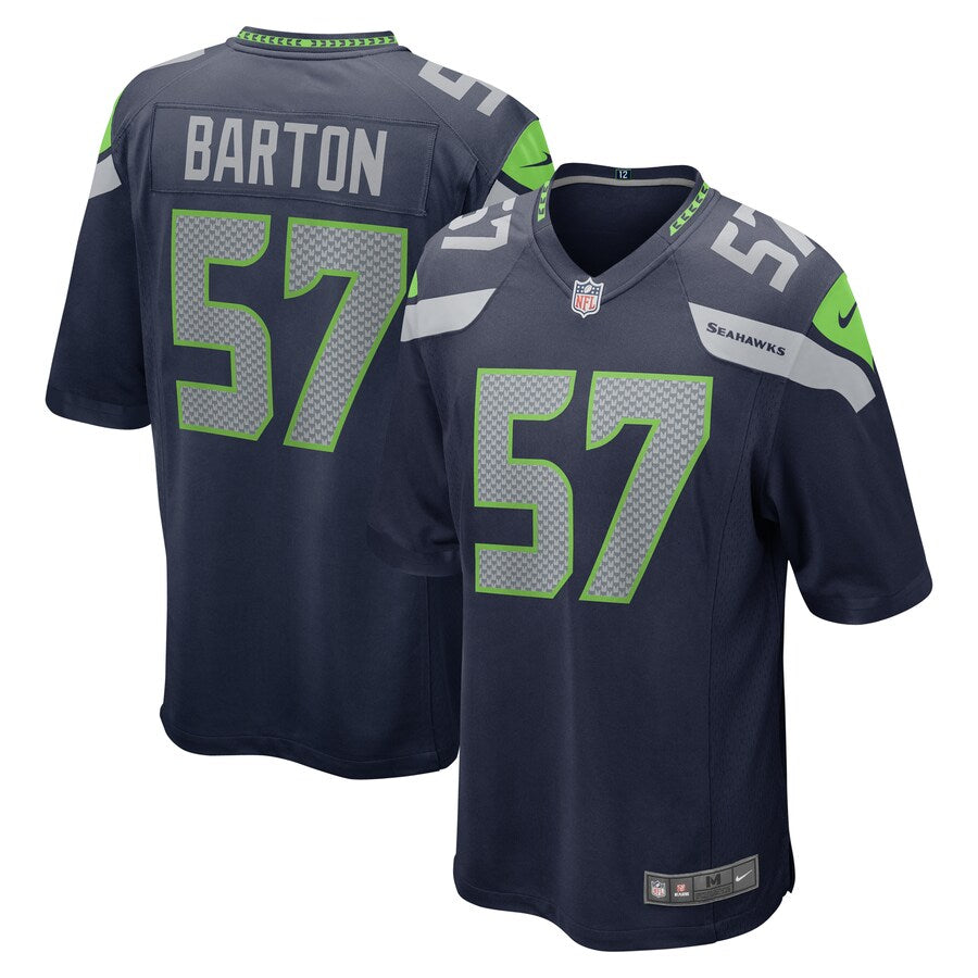 Seattle Seahawks Cody Barton 2016 Game Navy Football Jersey product image