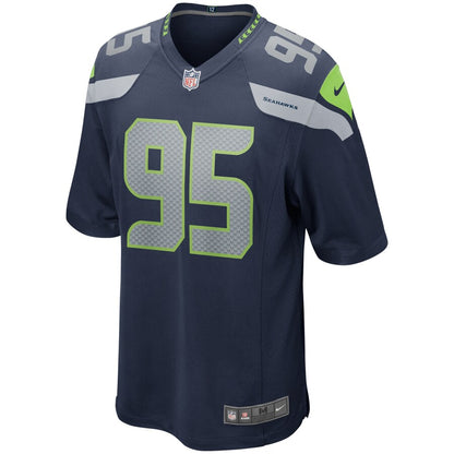 Seattle Seahawks L.j. Collier 2071 Game Navy Football Jersey product image