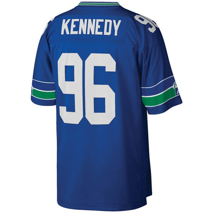 Seattle Seahawks Cortez Kennedy 1993 2009 Legacy Royal Football Jersey product image