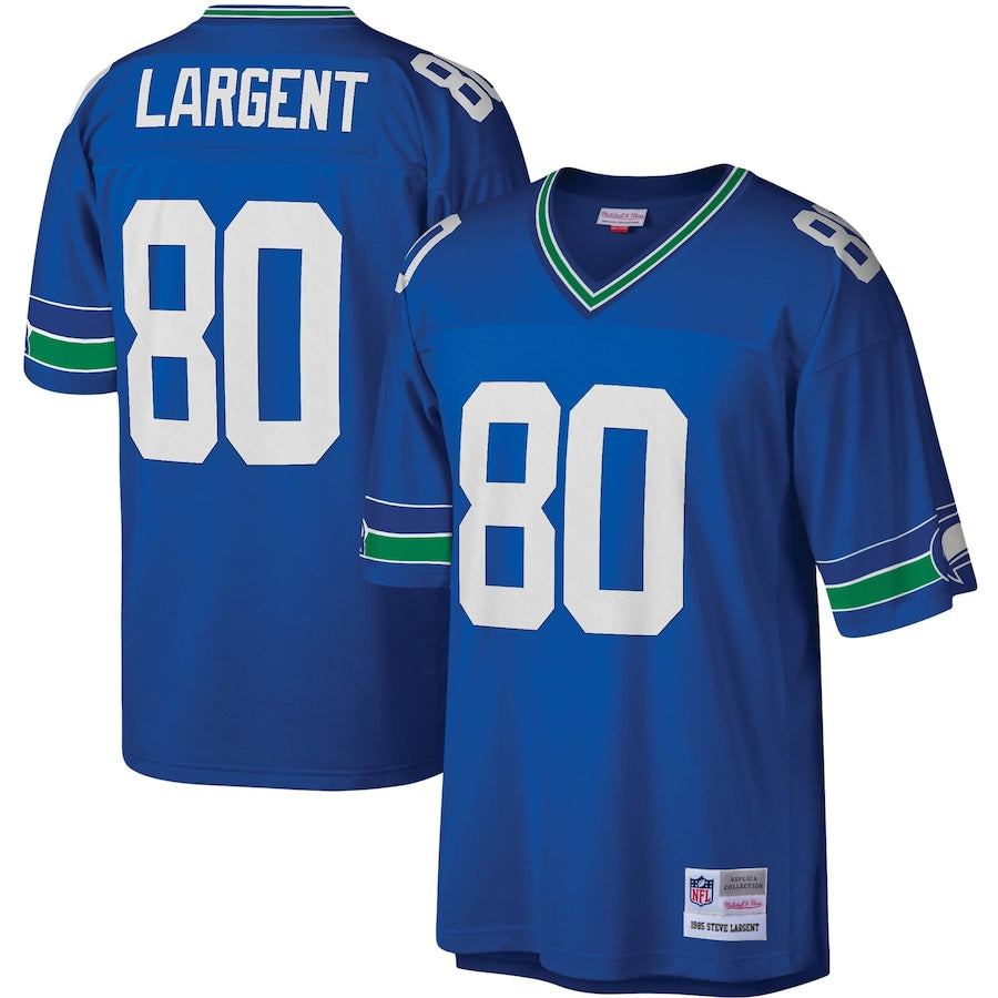 Seattle Seahawks Steve Largent 1991 Legacy Royal Football Jersey product image