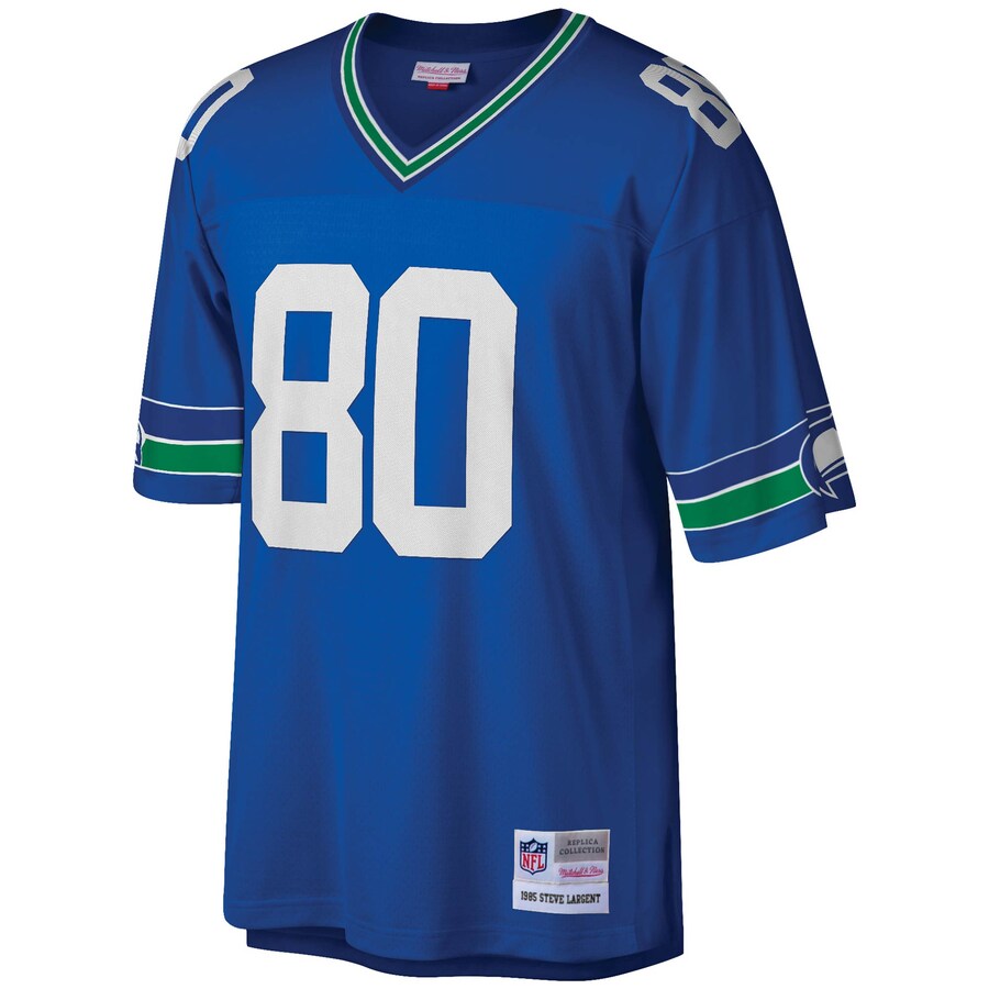 Seattle Seahawks Steve Largent 1991 Legacy Royal Football Jersey product image
