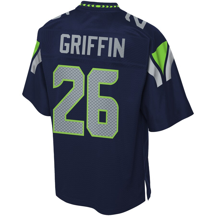 Seattle Seahawks Shaquill Griffin 2070 Pro Line Team Color Navy Football Jersey product image