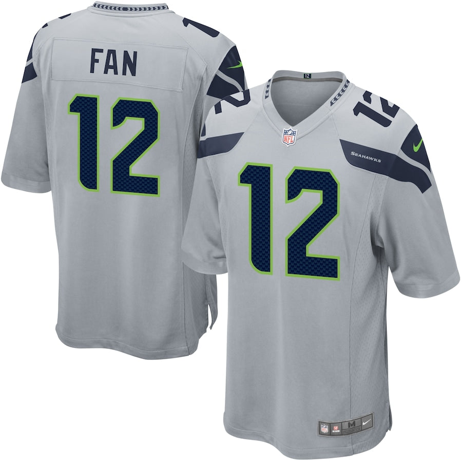 Seattle Seahawks 1997 Alternate Game Gray Football Jersey product image