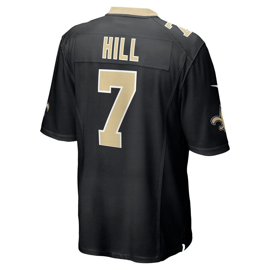 New Orleans Saints Taysom Hill Game Black Football Jersey product image