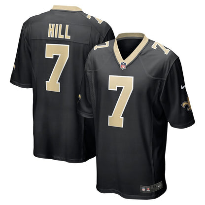 New Orleans Saints Taysom Hill Game Black Football Jersey product image