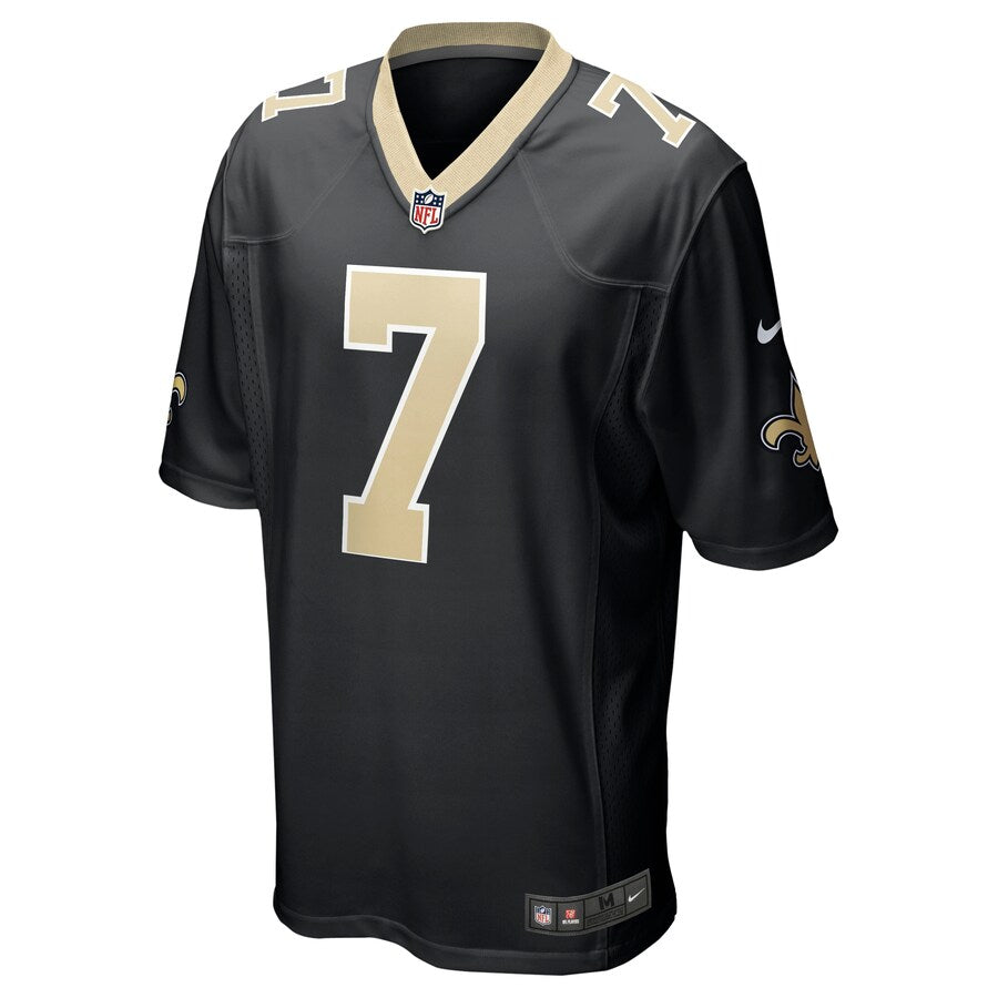 New Orleans Saints Taysom Hill Game Black Football Jersey product image