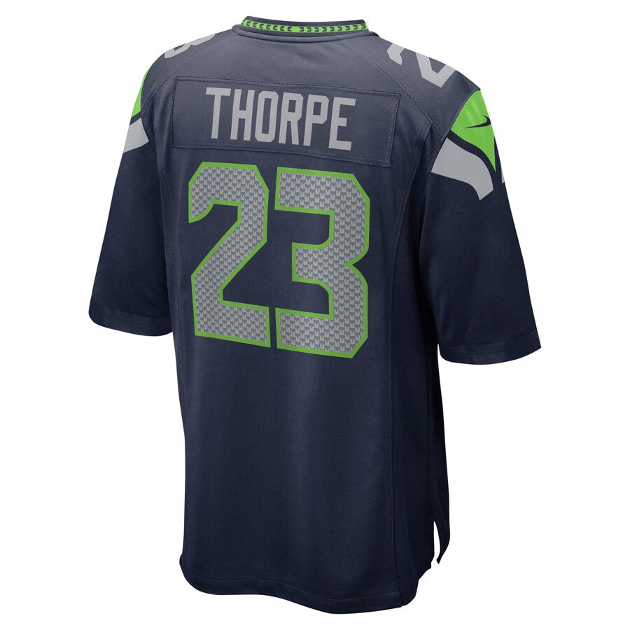 Seattle Seahawks Neiko Thorpe 2057 Game Navy Football Jersey product image