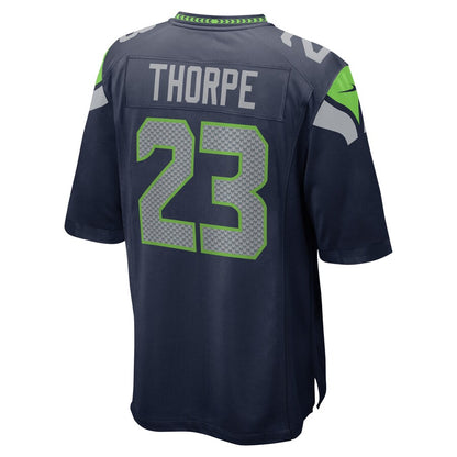 Seattle Seahawks Neiko Thorpe 2057 Game Navy Football Jersey product image