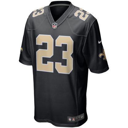 New Orleans Saints Marshon Lattimore Game Black Football Jersey product image