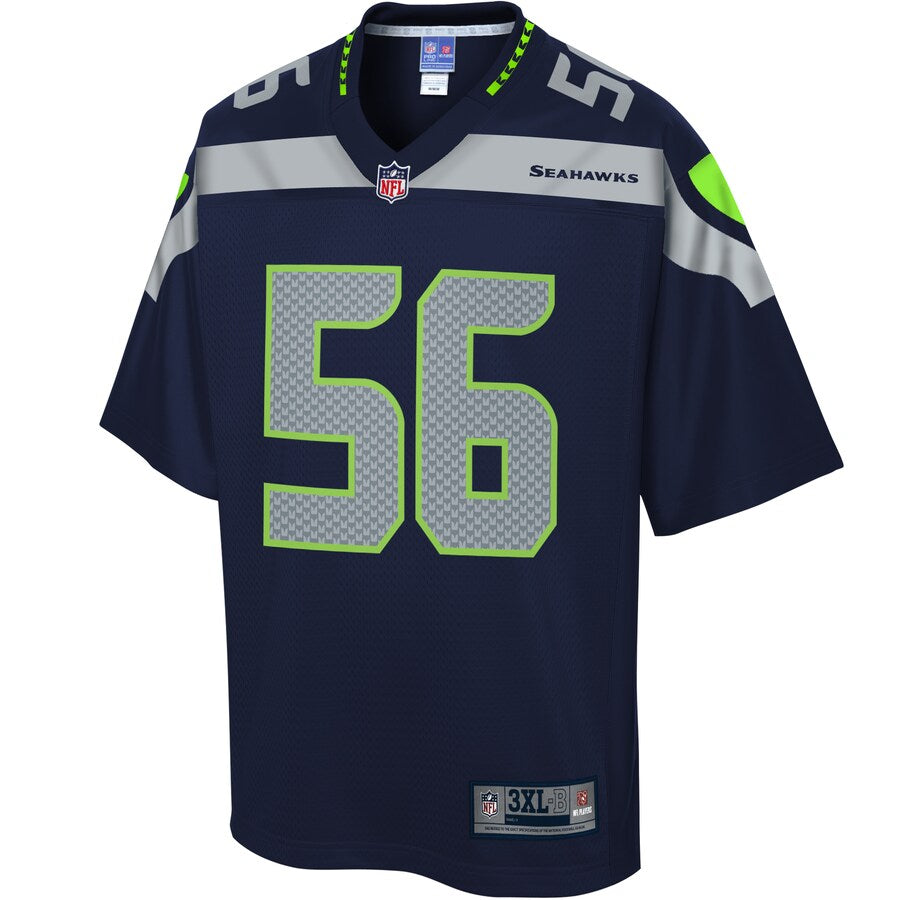 Seattle Seahawks Mychal Kendricks Pro Line Big & Tall Navy Football Jersey product image