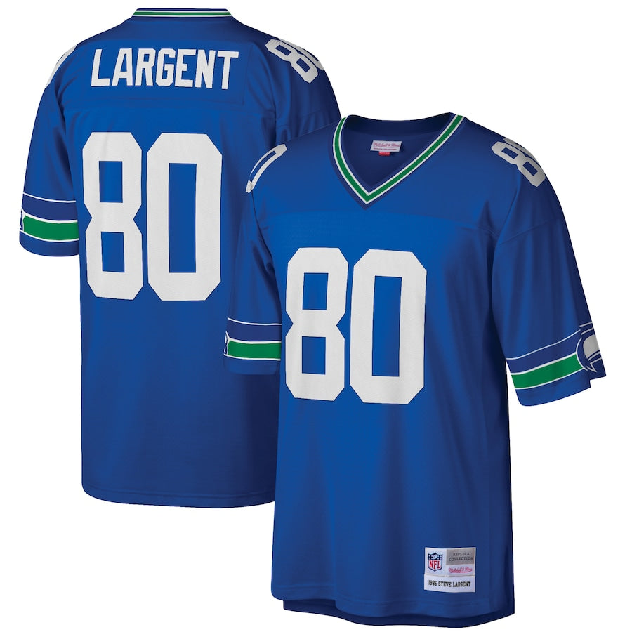 Seattle Seahawks Steve Largent Legacy Blue Football Jersey product image