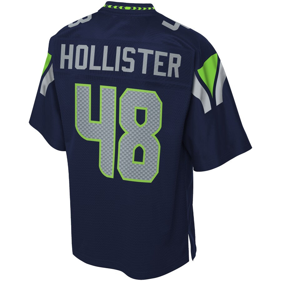 Seattle Seahawks Jacob Hollister Pro Line Navy Football Jersey product image
