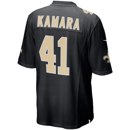 New Orleans Saints Alvin Kamara Game Black Football Jersey product image