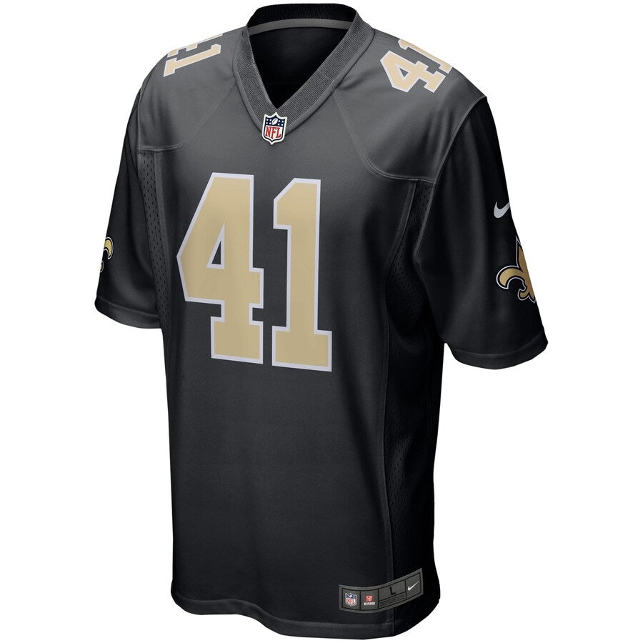 New Orleans Saints Alvin Kamara Game Black Football Jersey product image