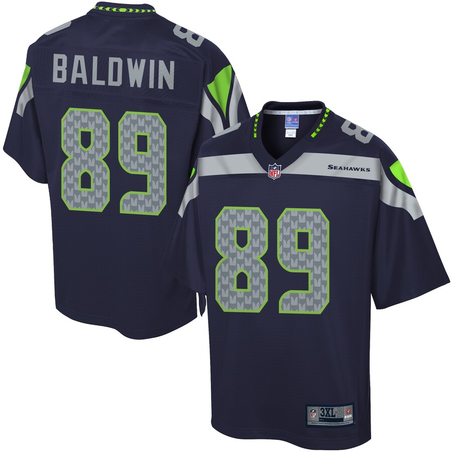 Seattle Seahawks Doug Baldwin Pro Line Big & Tall Team Color Football Jersey product image