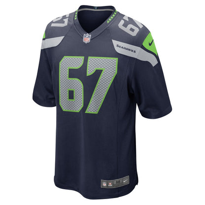 Seattle Seahawks B.j. Finney Game Navy Football Jersey product image