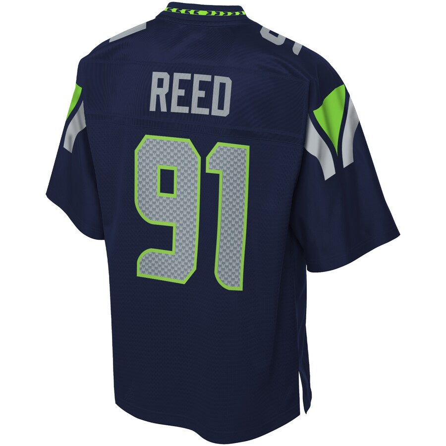 Seattle Seahawks Jarran Reed Pro Line Team Color Navy Football Jersey product image