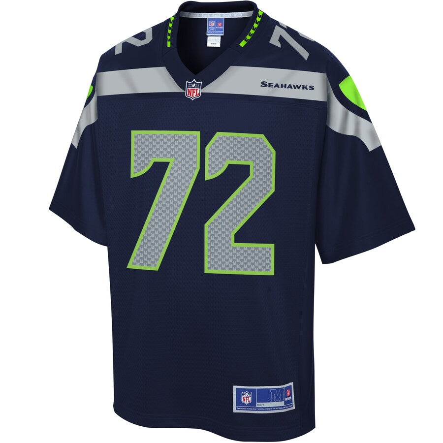 Seattle Seahawks Al Woods Pro Line Navy Football Jersey product image