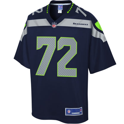 Seattle Seahawks Al Woods Pro Line Navy Football Jersey product image