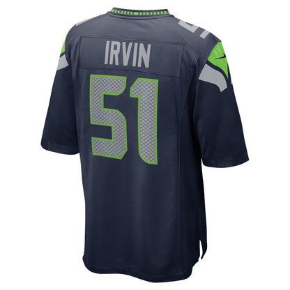 Seattle Seahawks Bruce Irvin Game Navy Football Jersey product image