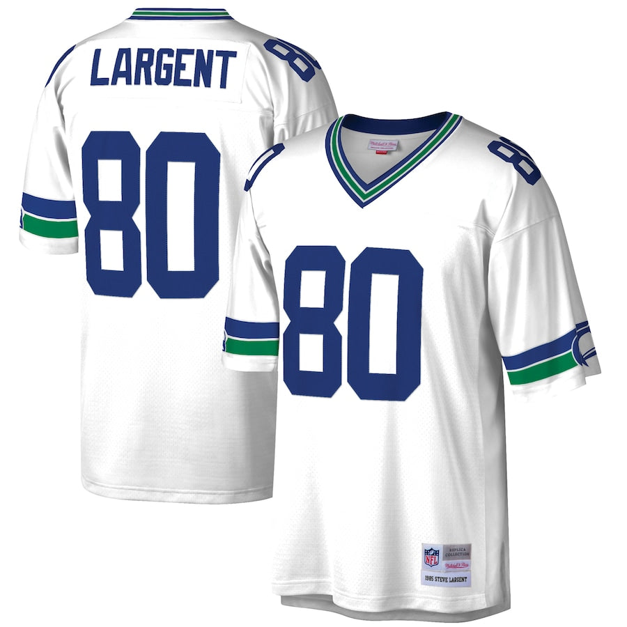 Seattle Seahawks Steve Largent 2091 Legacy White Football Jersey product image