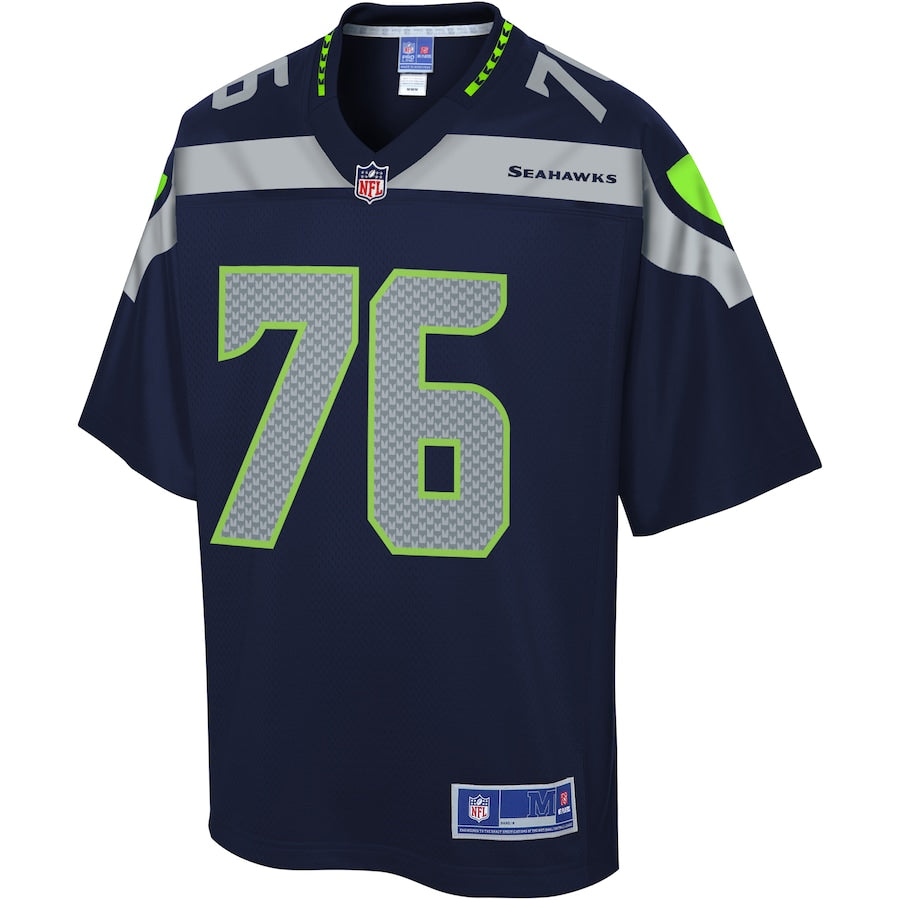 Seattle Seahawks Duane Brown Pro Line Brown Football Jersey product image