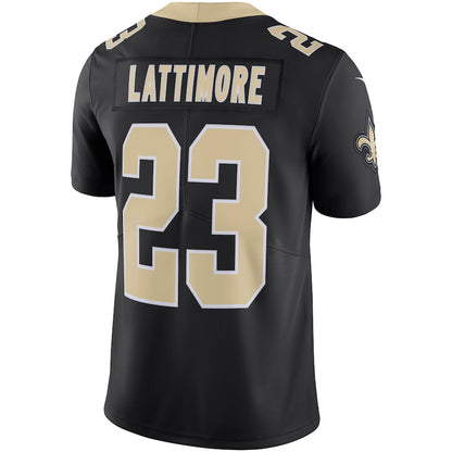 New Orleans Saints Marshon Lattimore Limited Black Football Jersey product image