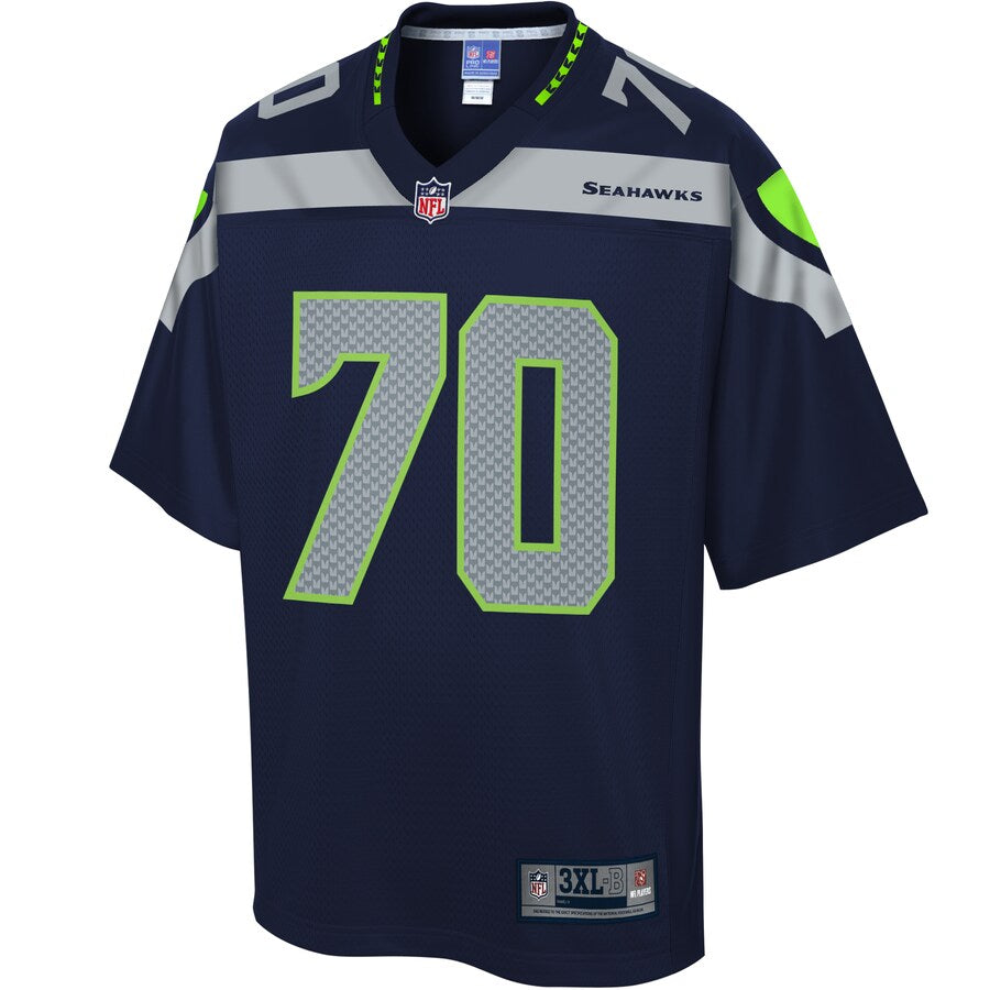 Seattle Seahawks Mike Iupati Pro Line Big & Tall Navy Football Jersey product image