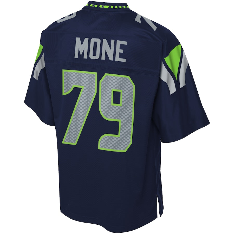 Seattle Seahawks Bryan Mone Pro Line Big & Tall Navy Football Jersey product image