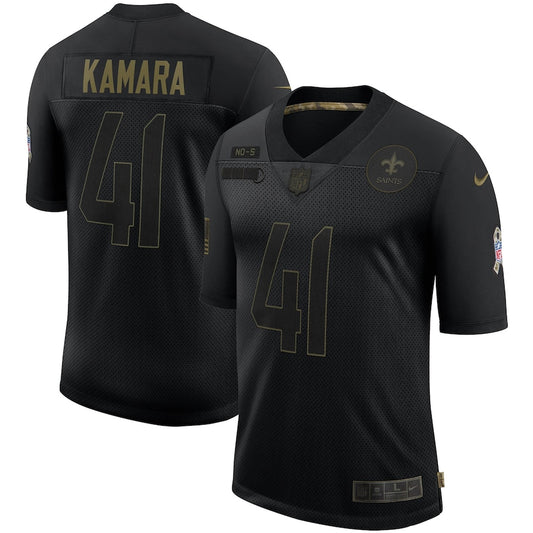 New Orleans Saints Alvin Kamara Limited Salute To Service Black Football Jersey product image