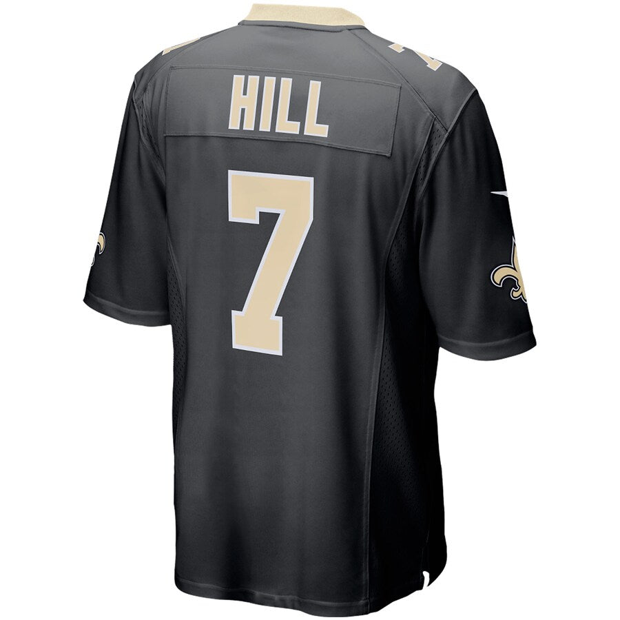 New Orleans Saints Taysom Hill Game Black Football Jersey product image