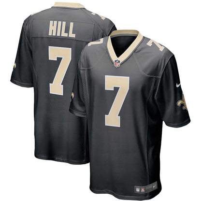 New Orleans Saints Taysom Hill Game Black Football Jersey product image