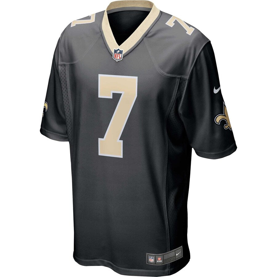 New Orleans Saints Taysom Hill Game Black Football Jersey product image