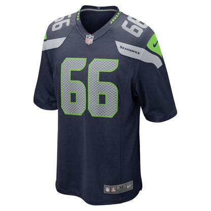 Seattle Seahawks Jordan Simmons Game Navy Football Jersey product image