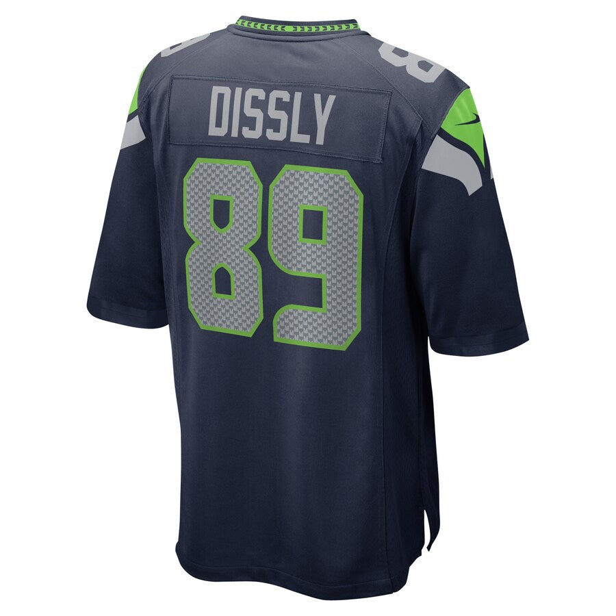 Seattle Seahawks Will Dissly Game Navy Football Jersey product image