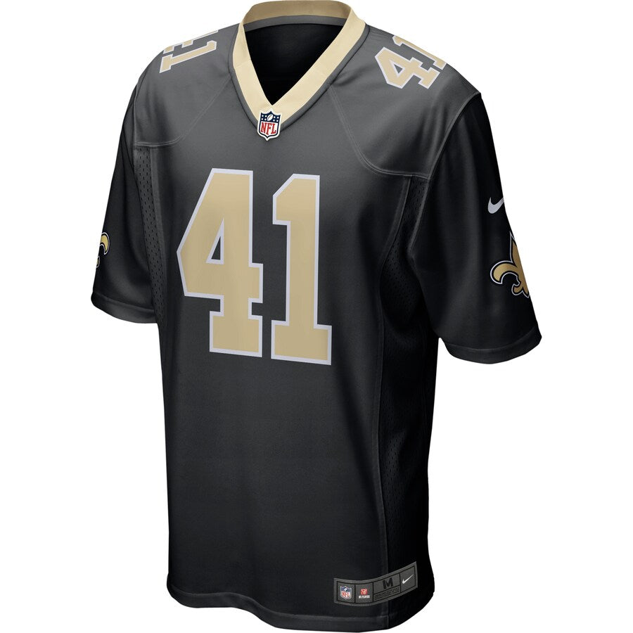 New Orleans Saints Alvin Kamara Game Black Football Jersey product image