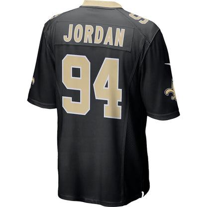 New Orleans Saints Cameron Jordan Game Black Football Jersey product image