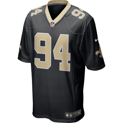 New Orleans Saints Cameron Jordan Game Black Football Jersey product image