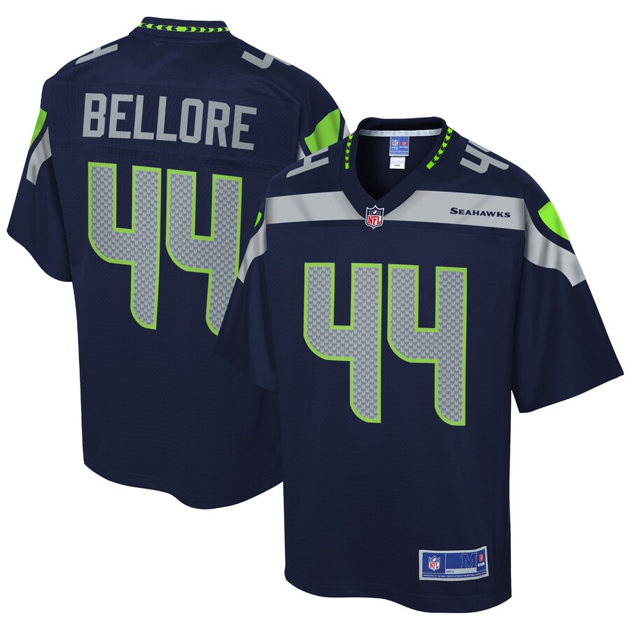Seattle Seahawks Nick Bellore Pro Line Navy Football Jersey product image