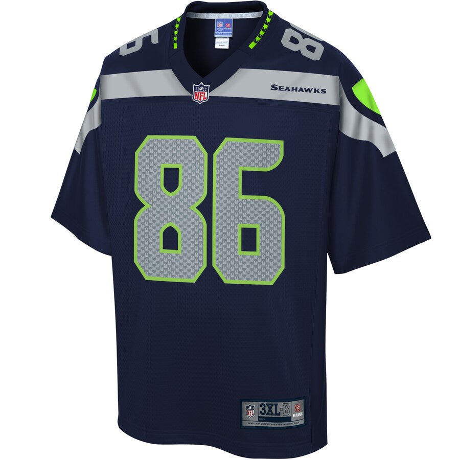 Seattle Seahawks Justin Johnson Pro Line Big & Tall Navy Football Jersey product image