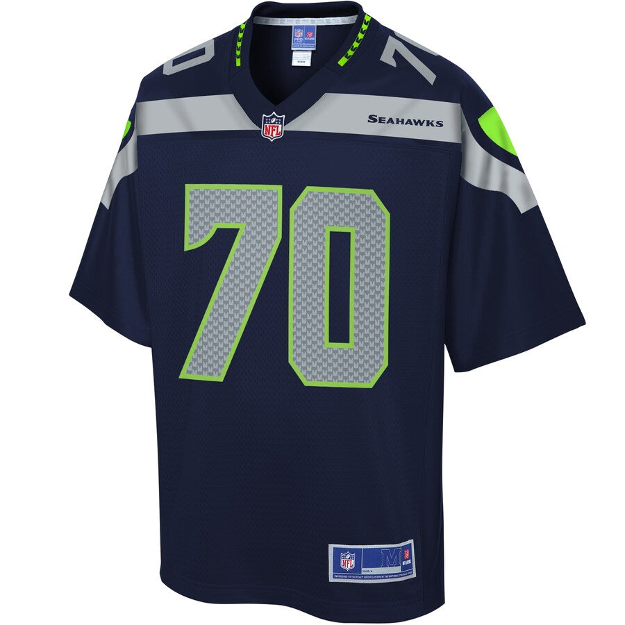 Seattle Seahawks Mike Iupati Pro Line Navy Football Jersey product image