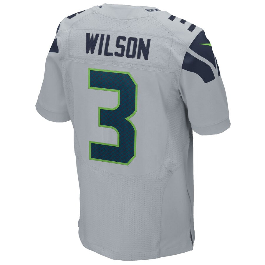 Seattle Seahawks Russell Wilson Gray Football Jersey product image