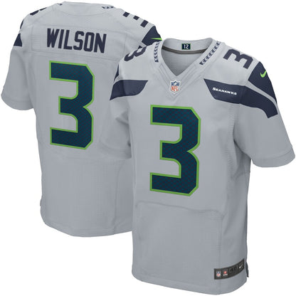 Seattle Seahawks Russell Wilson Gray Football Jersey product image
