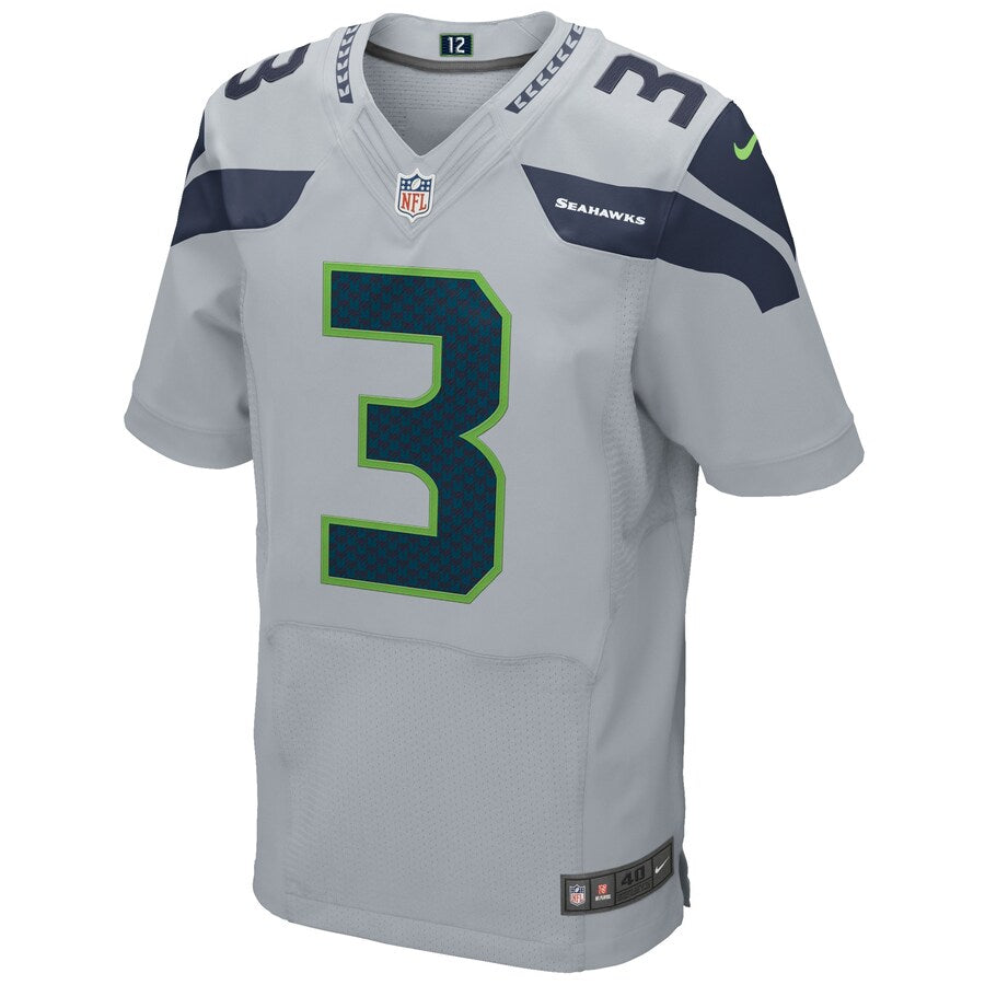 Seattle Seahawks Russell Wilson Gray Football Jersey product image