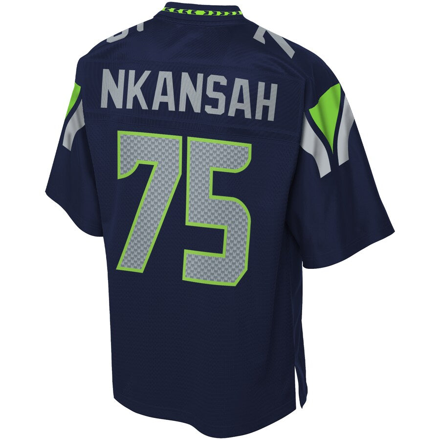 Seattle Seahawks Elijah Nkansah Pro Line Big & Tall Navy Football Jersey product image