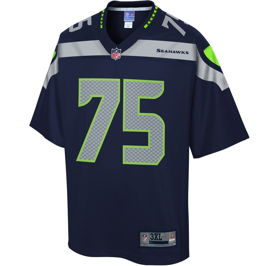 Seattle Seahawks Elijah Nkansah Pro Line Big & Tall Navy Football Jersey product image