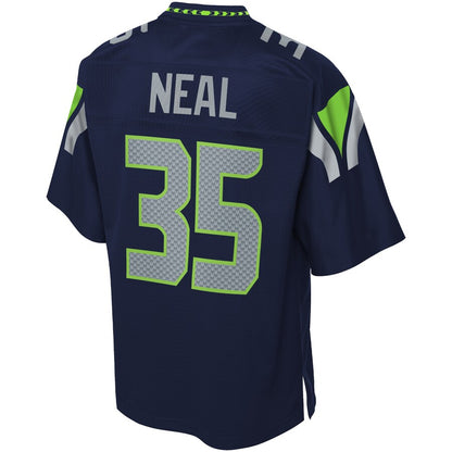 Seattle Seahawks Ryan Neal Pro Line Big & Tall Team Color Navy Football Jersey product image