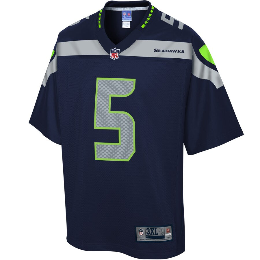 Seattle Seahawks Jason Myers Pro Line Big & Tall Navy Football Jersey product image