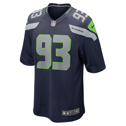 Seattle Seahawks Branden Jackson 2092 Game Navy Football Jersey product image