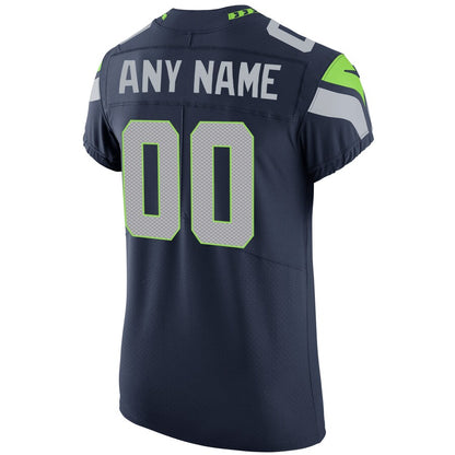 Seattle Seahawks Navy Custom Navy Football Jersey product image